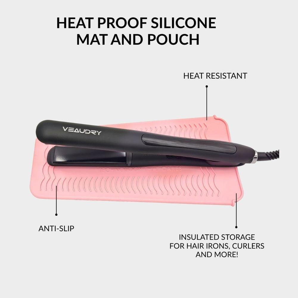 Veaudry Heat Mat & Pouch - Pink