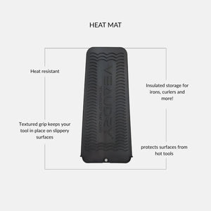 Veaudry Heat Mat & Pouch - Black