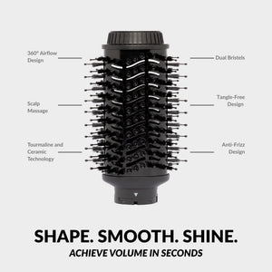 Veaudry myAirStyler [2-in-1] Hot Brush & Air Curler