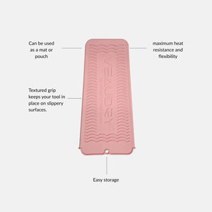 Veaudry Heat Mat & Pouch - Pink