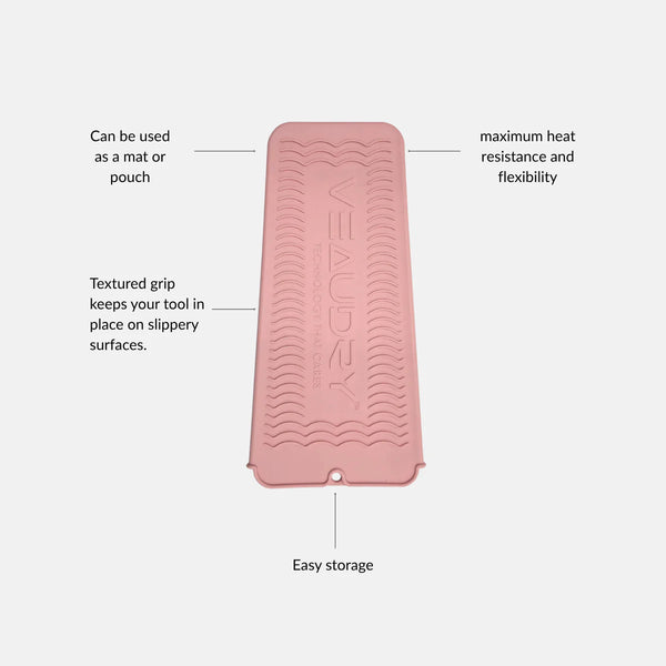 Veaudry Heat Mat & Pouch - Pink