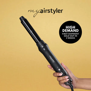 Veaudry myAirStyler [3 في 1] فرشاة ساخنة ومكواة تجعيد هوائية