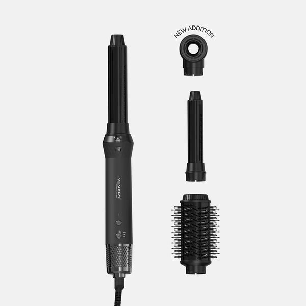 Veaudry myAirStyler [3 في 1] فرشاة ساخنة ومكواة تجعيد هوائية