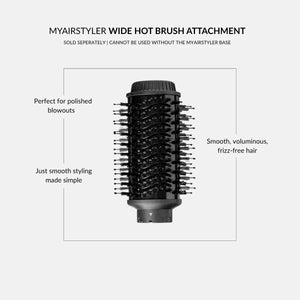 Veaudry myAirStyler [3 في 1] فرشاة ساخنة ومكواة تجعيد هوائية